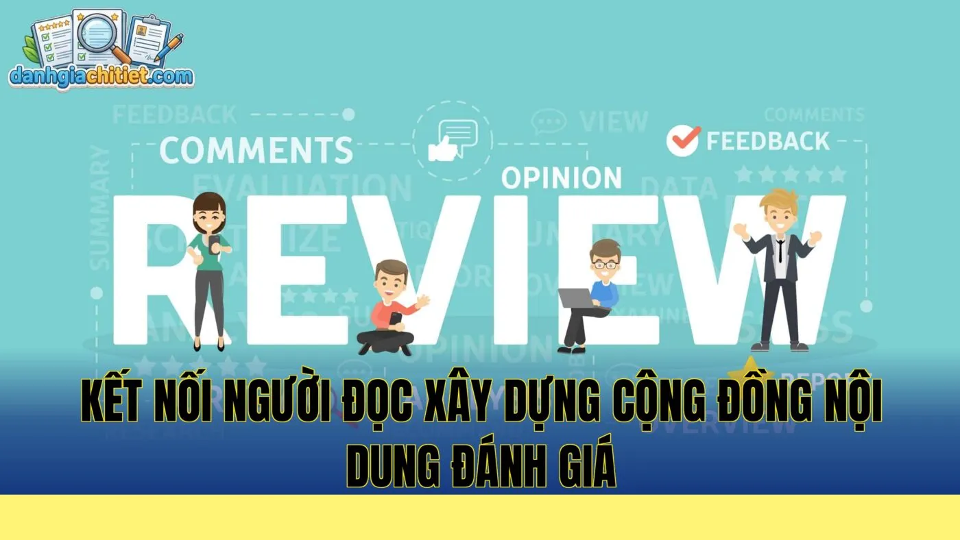 kết nối người đọc xây dựng cộng đồng nội dung đánh giá