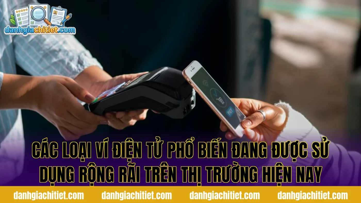 Các loại ví điện tử phổ biến đang được sử dụng rộng rãi trên thị trường hiện nay