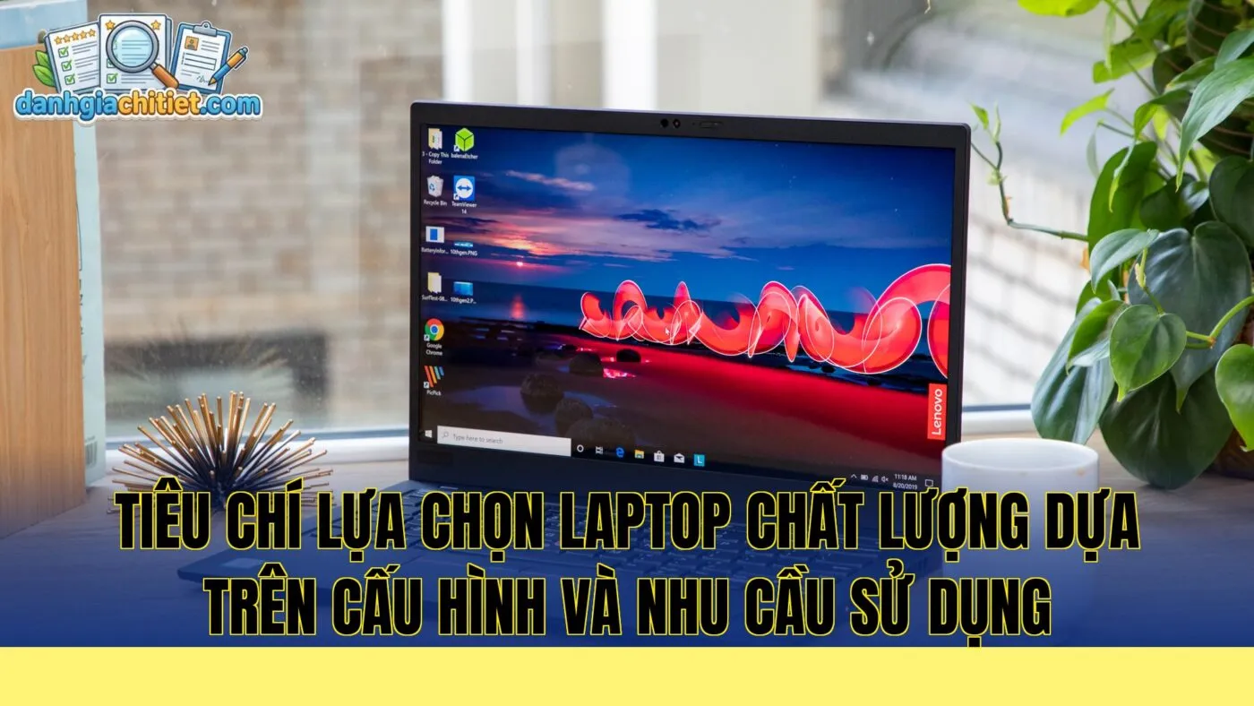 tiêu chí lựa chọn laptop chất lượng dựa trên cấu hình và nhu cầu sử dụng