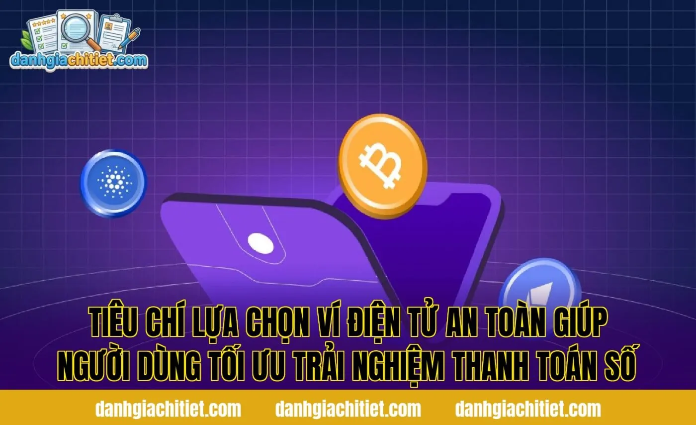 Tiêu chí lựa chọn ví điện tử an toàn giúp người dùng tối ưu trải nghiệm thanh toán số