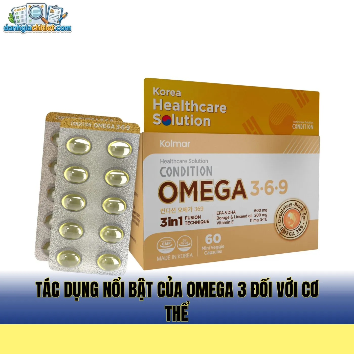 Tác dụng nổi bật của omega 3 đối với cơ thể