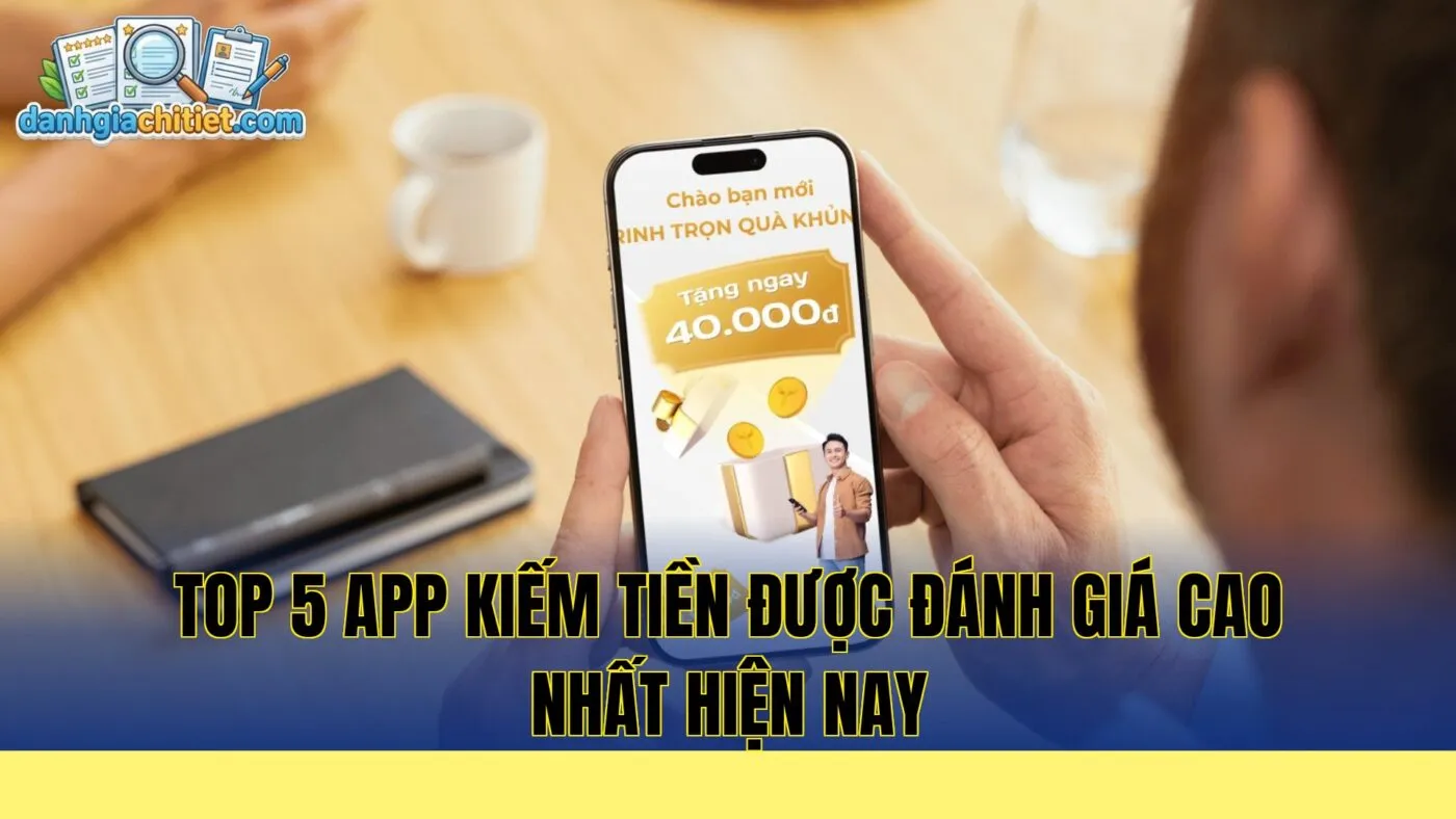 top 5 app kiếm tiền được đánh giá cao nhất hiện nay