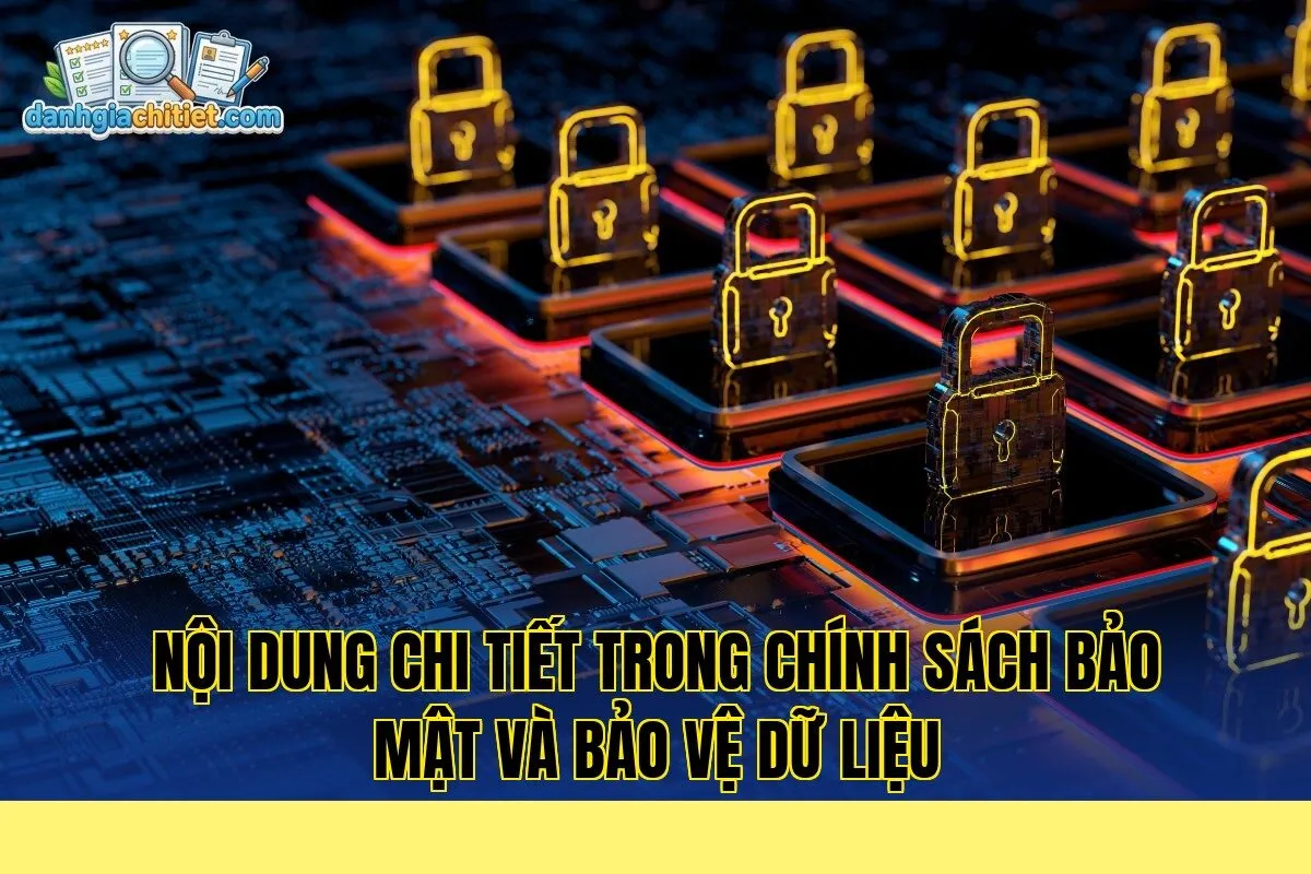 nội dung chi tiết trong chính sách bảo mật và bảo vệ dữ liệu