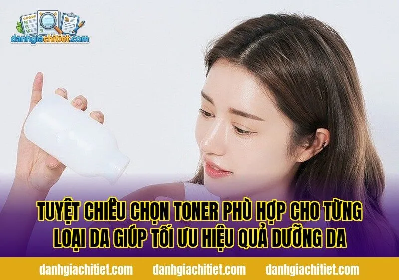 Tuyệt chiêu chọn toner phù hợp cho từng loại da giúp tối ưu hiệu quả dưỡng da