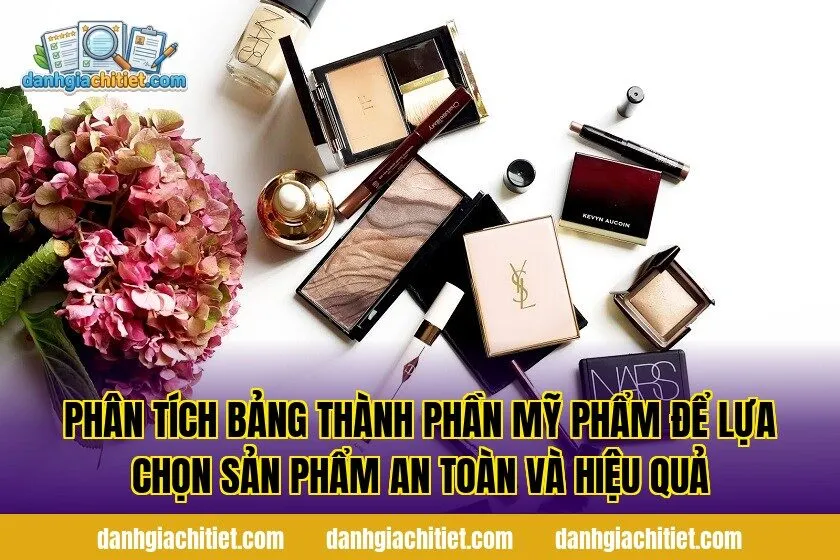 Phân tích bảng thành phần mỹ phẩm để lựa chọn sản phẩm an toàn và hiệu quả