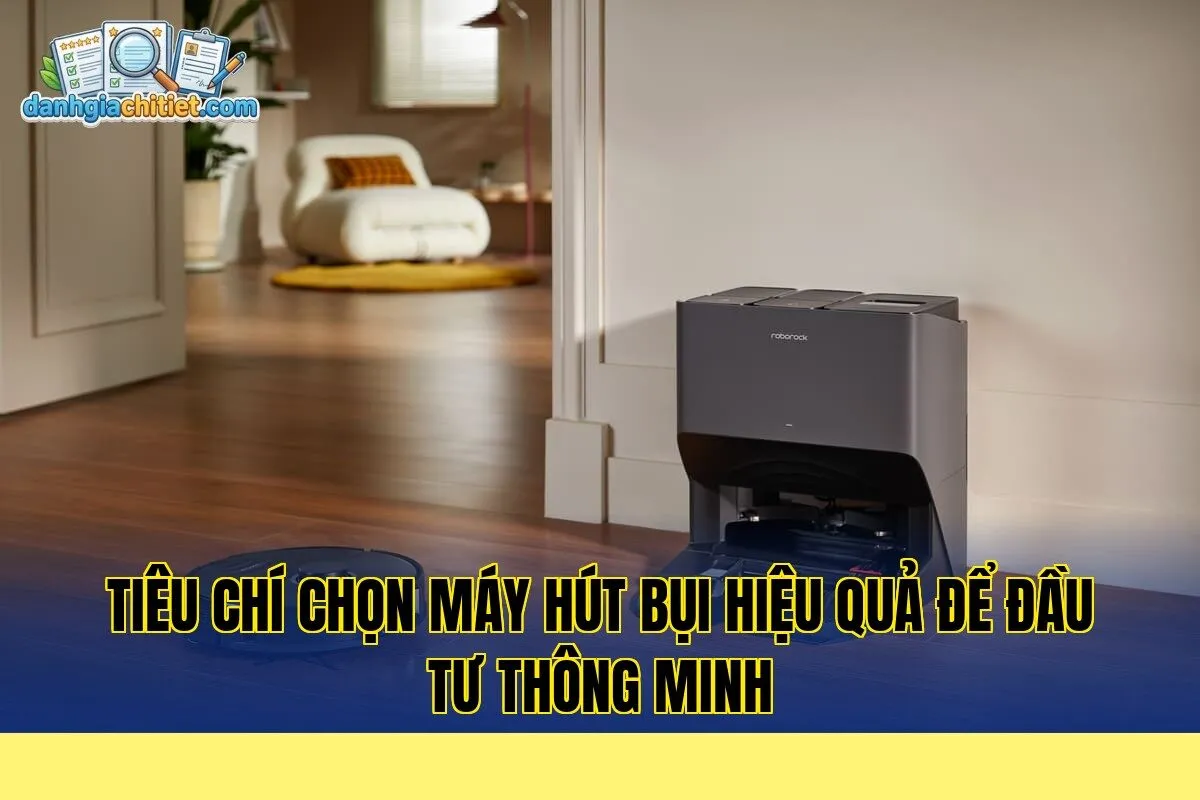 tiêu chí chọn máy hút bụi hiệu quả để đầu tư thông minh