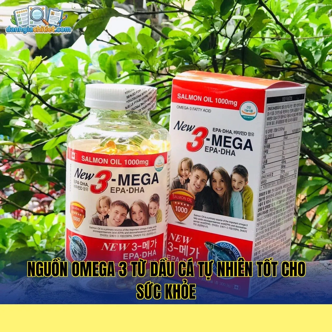 Nguồn omega 3 từ dầu cá tự nhiên tốt cho sức khỏe