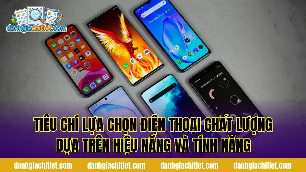 Tiêu chí lựa chọn điện thoại chất lượng dựa trên hiệu năng và tính năng