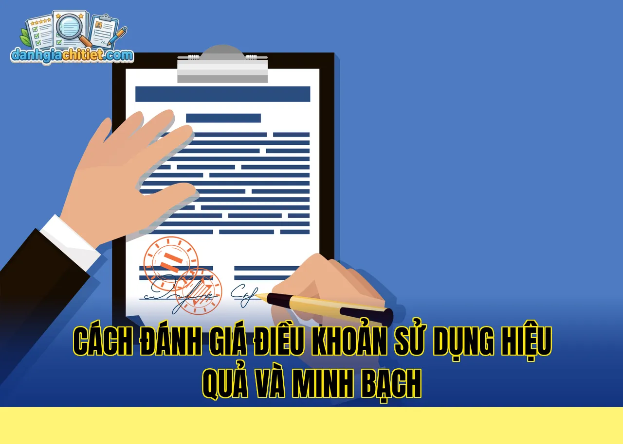 cách đánh giá điều khoản sử dụng hiệu quả và minh bạch