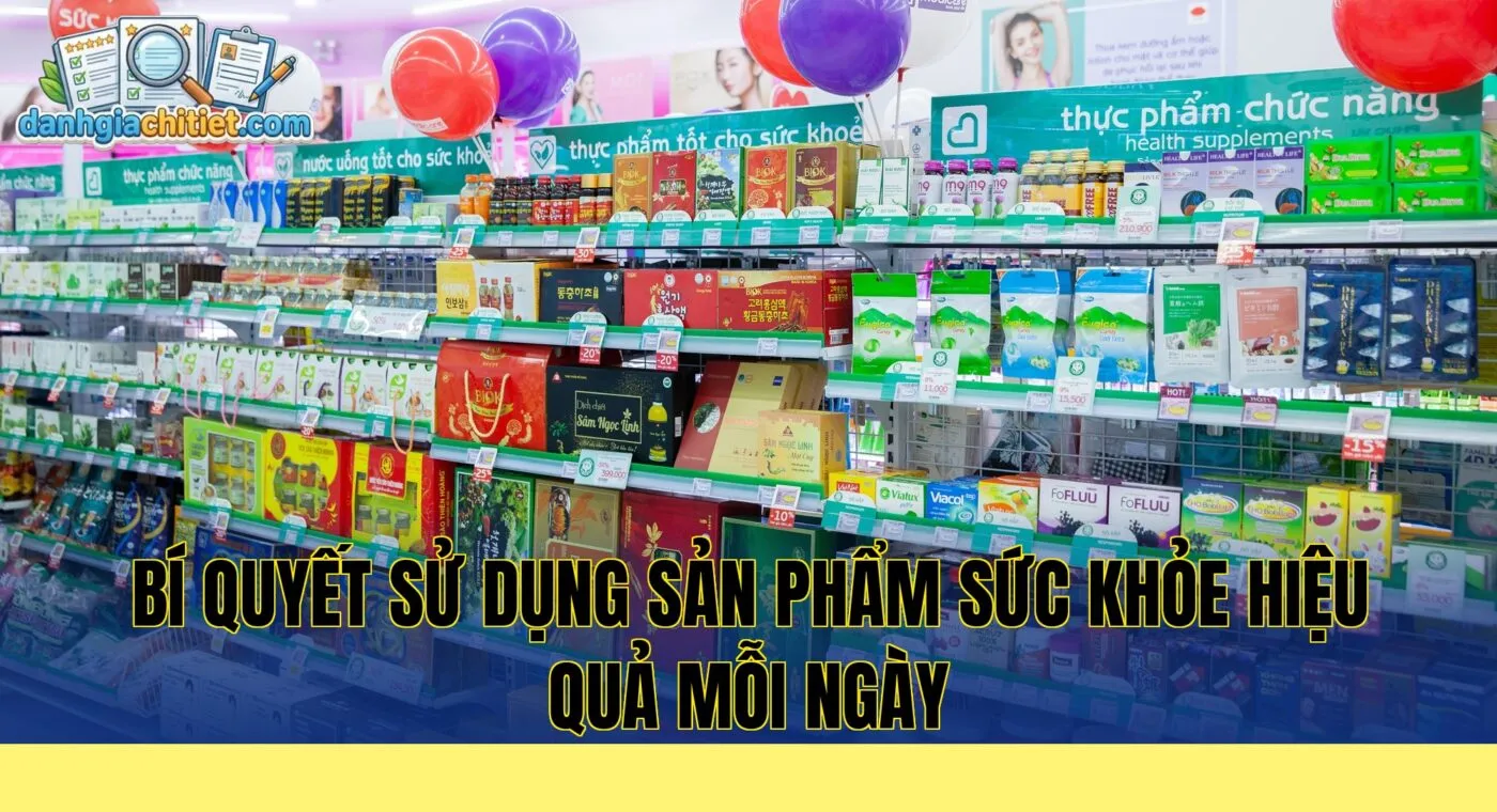 Bí quyết sử dụng sản phẩm sức khỏe hiệu quả mỗi ngày