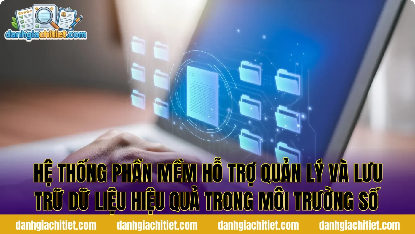 Hệ thống phần mềm hỗ trợ quản lý và lưu trữ dữ liệu hiệu quả trong môi trường số