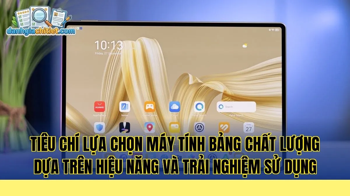 tiêu chí lựa chọn máy tính bảng chất lượng dựa trên hiệu năng và trải nghiệm sử dụng