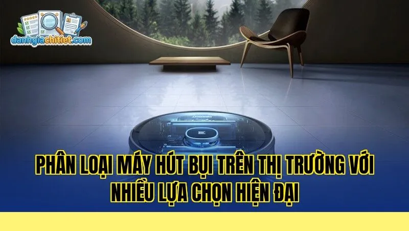 phân loại máy hút bụi trên thị trường với nhiều lựa chọn hiện đại