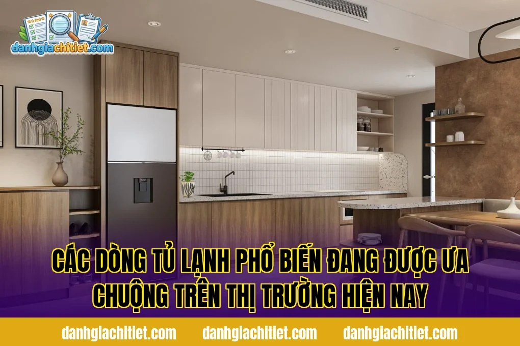 Các dòng tủ lạnh phổ biến đang được ưa chuộng trên thị trường hiện nay