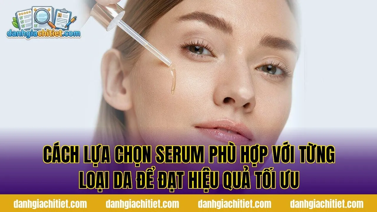 Cách lựa chọn serum phù hợp với từng loại da để đạt hiệu quả tối ưu
