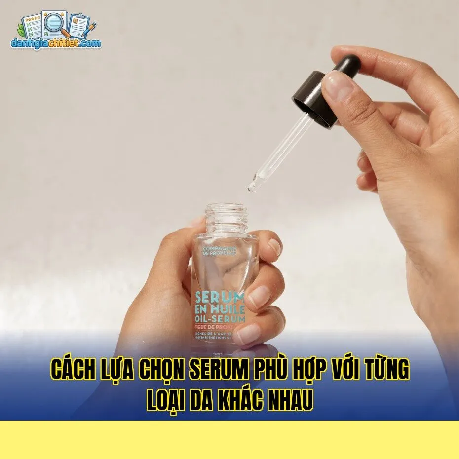 Cách lựa chọn serum phù hợp với từng loại da khác nhau