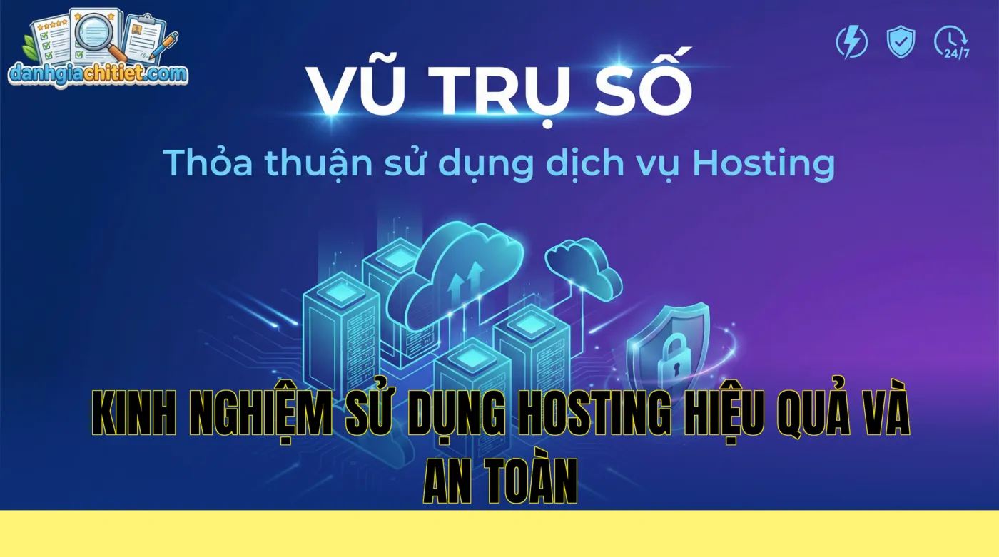 kinh nghiệm sử dụng hosting hiệu quả và an toàn