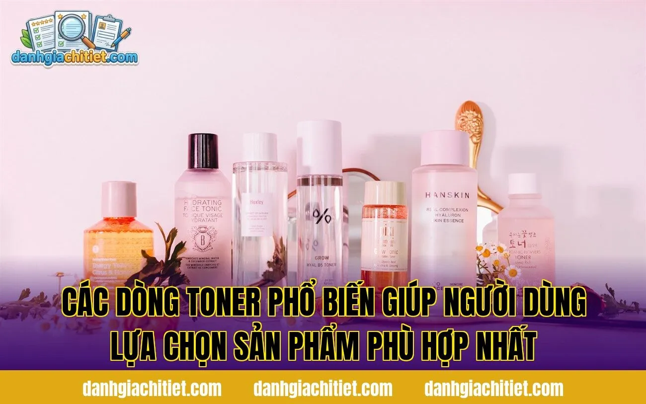 Các dòng toner phổ biến giúp người dùng lựa chọn sản phẩm phù hợp nhất