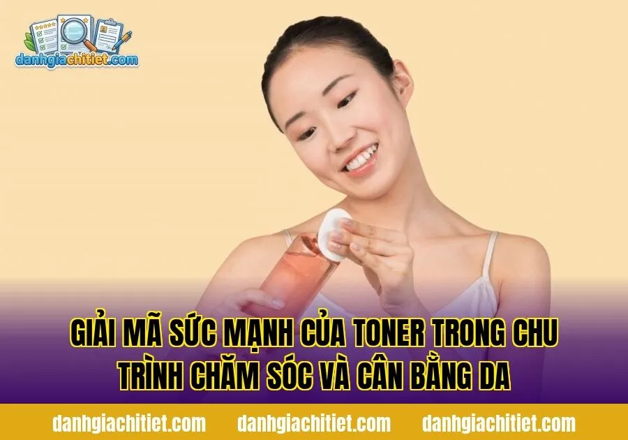 Giải mã sức mạnh của toner trong chu trình chăm sóc và cân bằng da