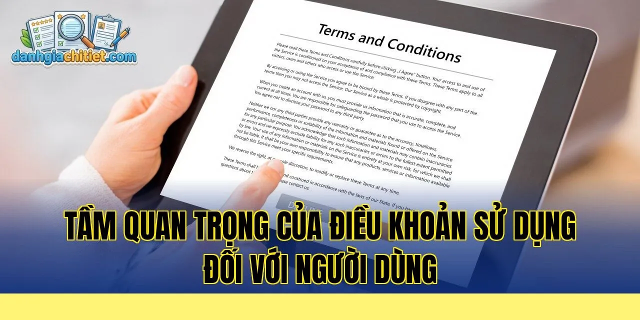 tầm quan trọng của điều khoản sử dụng đối với người dùng