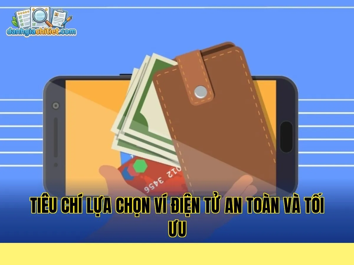 tiêu chí lựa chọn ví điện tử an toàn và tối ưu