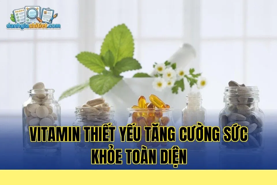 vitamin thiết yếu tăng cường sức khỏe toàn diện