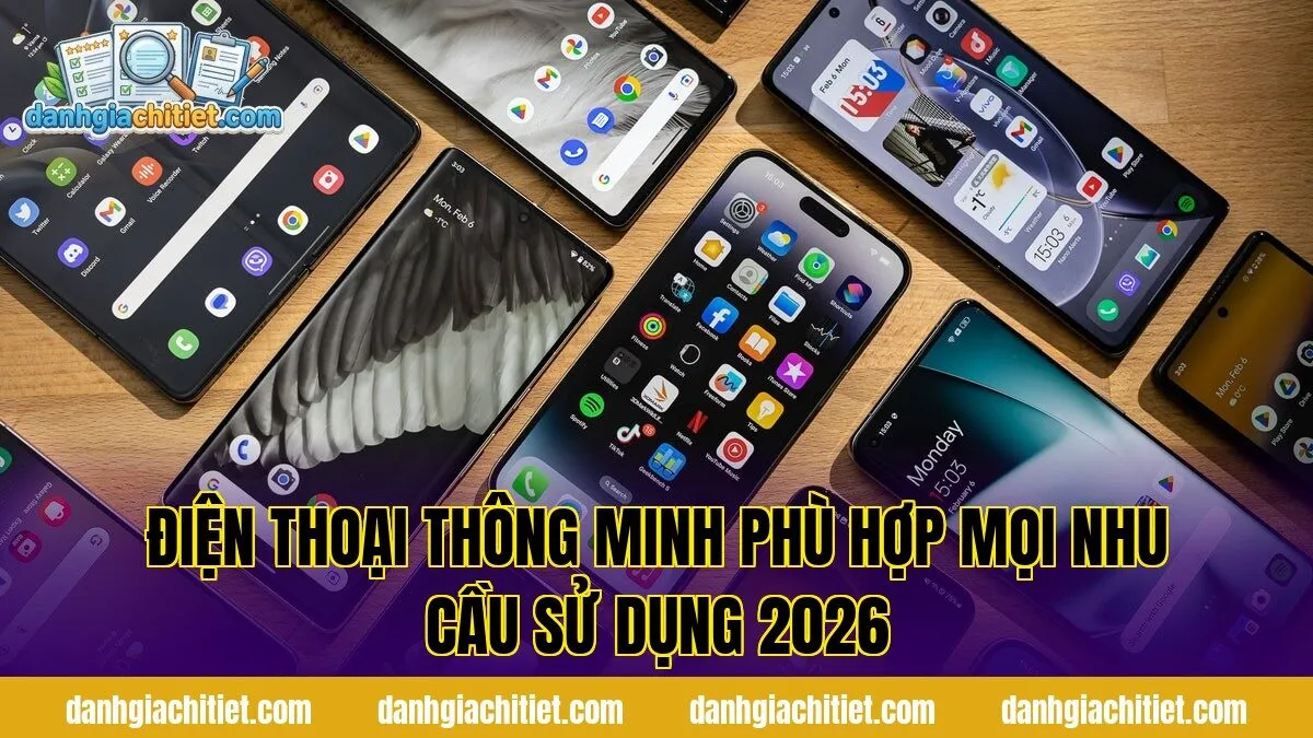 Điện Thoại Thông Minh Phù Hợp Mọi Nhu Cầu Sử Dụng 2026